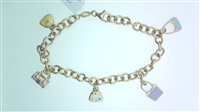 Armband Rosato Dame My Bags in Gelbgold CHARMS BORSE SMA OV - CHARMS BORSE SMA OV